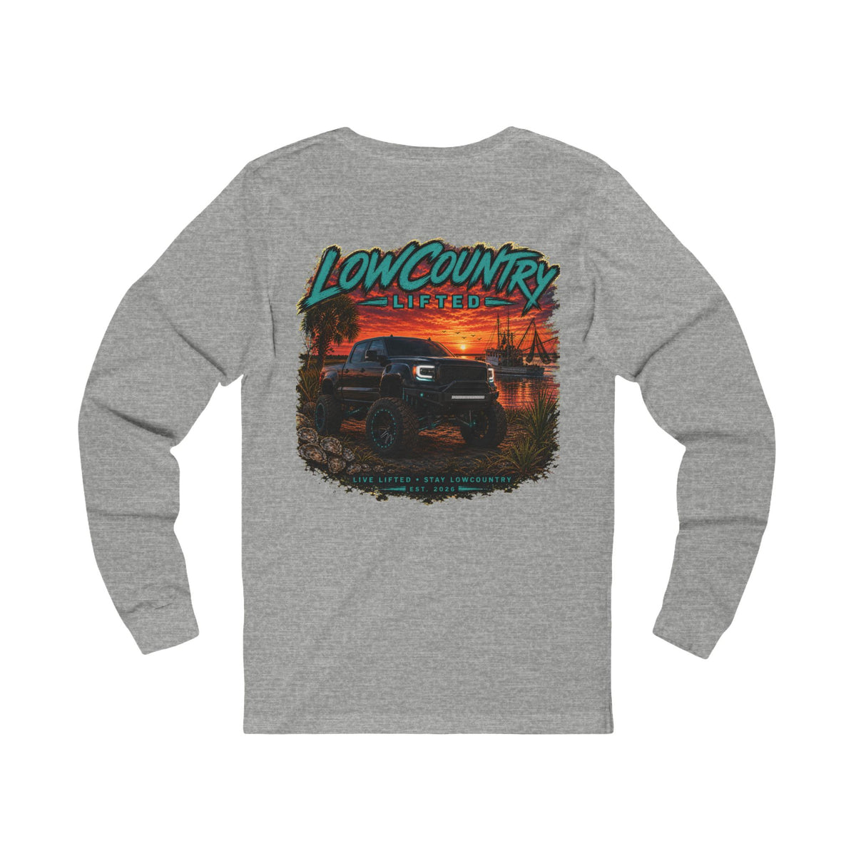 Men's Long Tee | Live Lifted Stay Lowcountry
