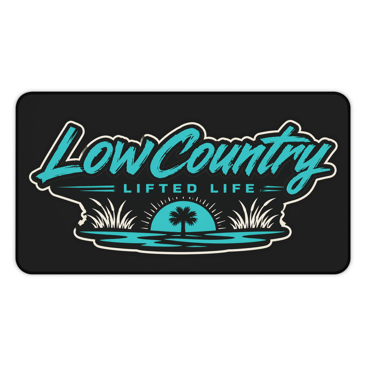 Low Country Lifted Life Desk Mat | Coastal Palmetto Mouse Pad