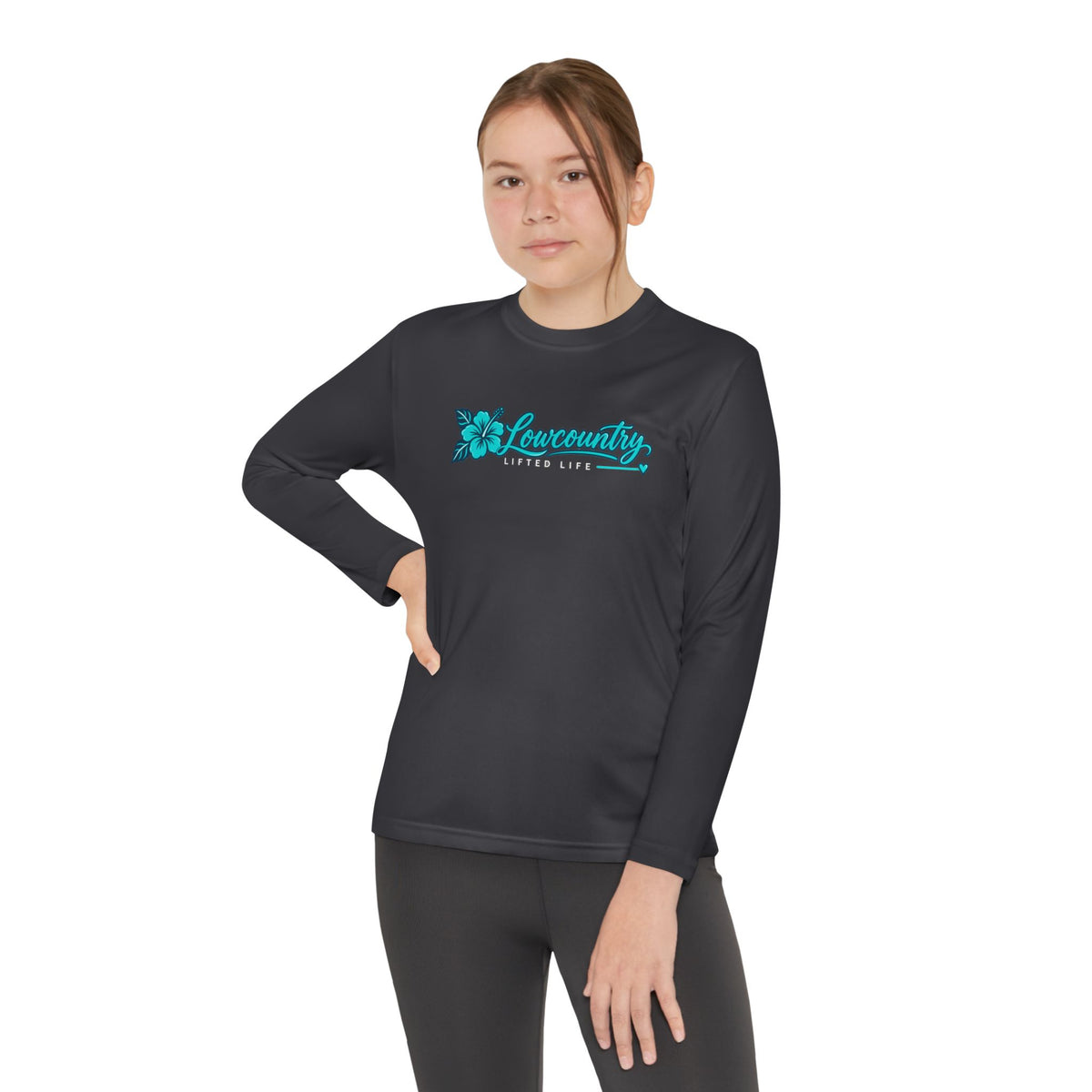 Youth Girls Long Sleeve Competitor Tee