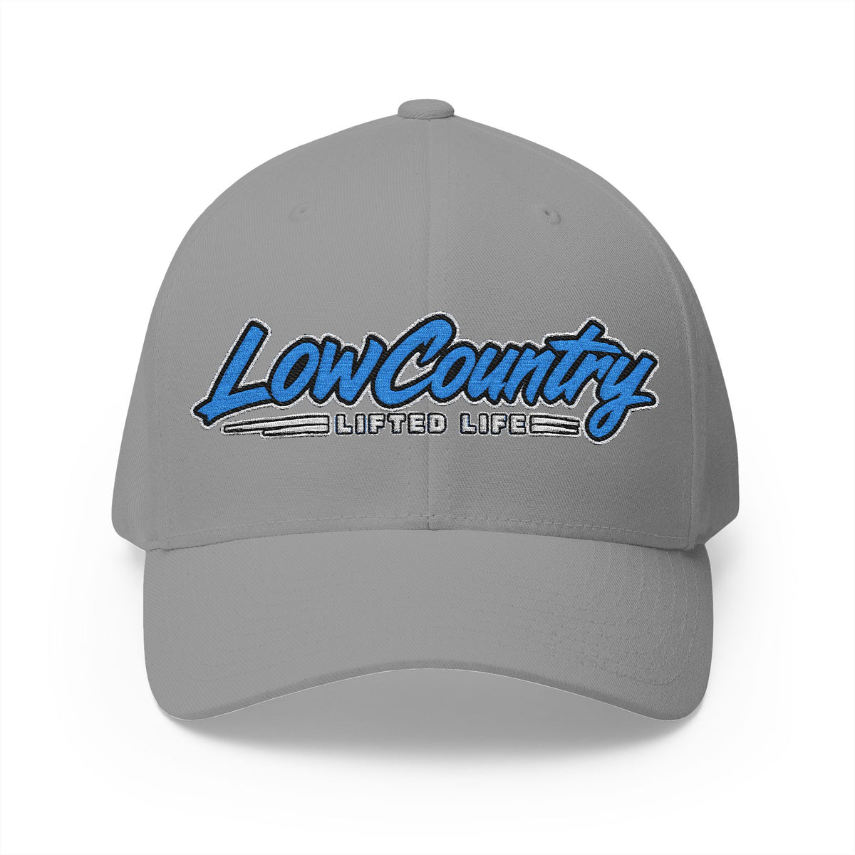 Lowcountry Lifted Embroidered Structured Cap, Stretch-Fit Southern Outdoor Hat