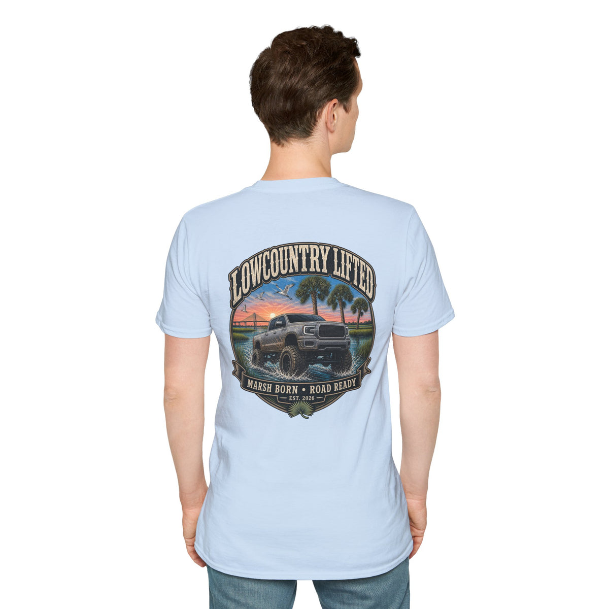 Mens Softstyle T-Shirt / Back graphic Only