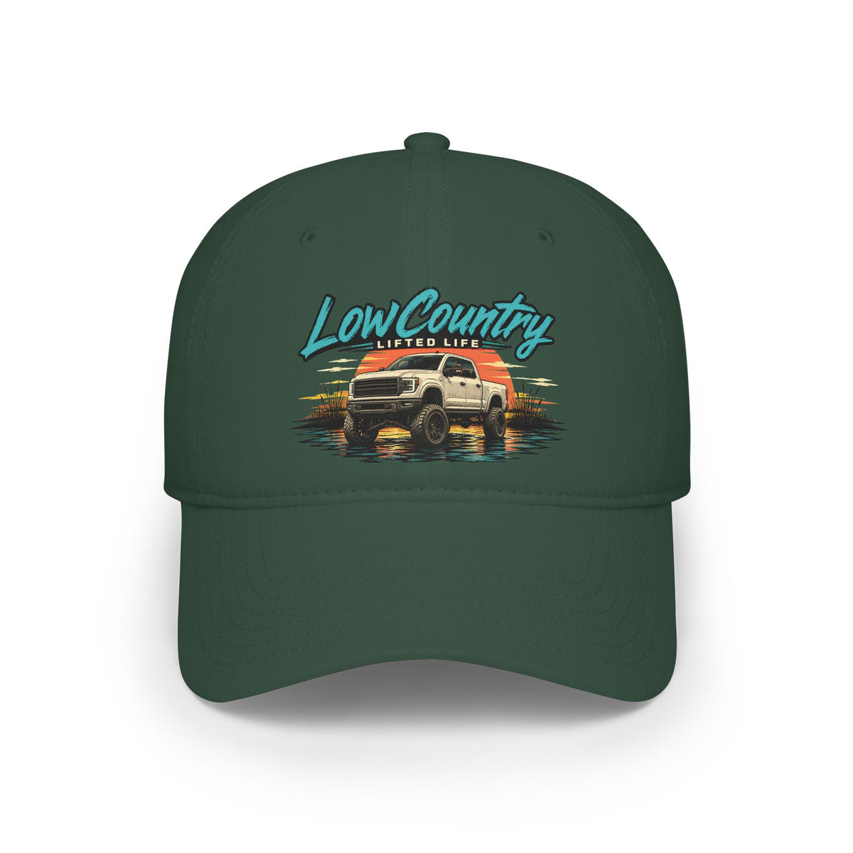Lowcountry Lifted Teal Baseball Hat | Lowprofile