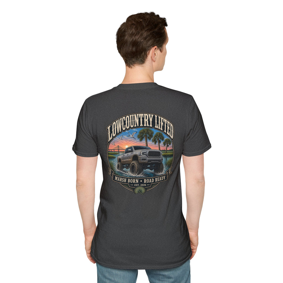 Mens Softstyle T-Shirt / Back graphic Only