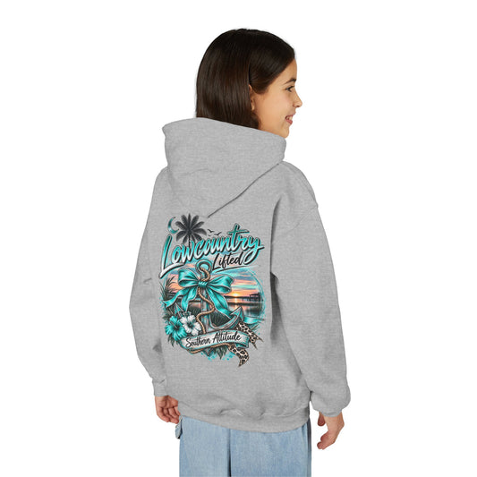 Youth Girls Heavy Blend Hooded Sweatshirt