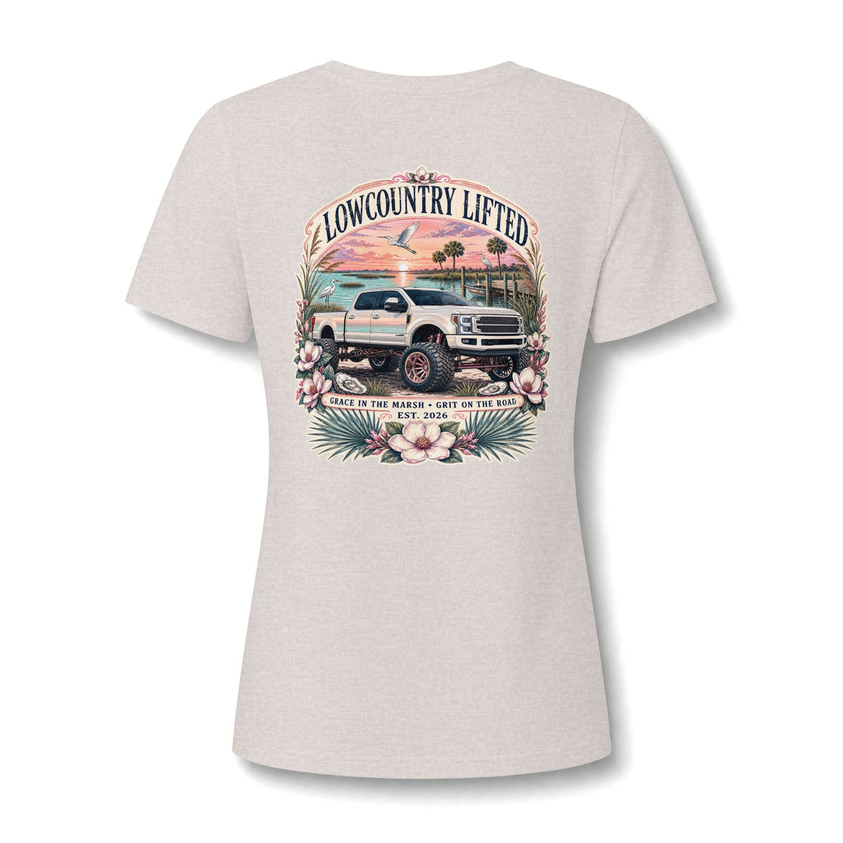 Women's V-Neck | Grace in the Marsh