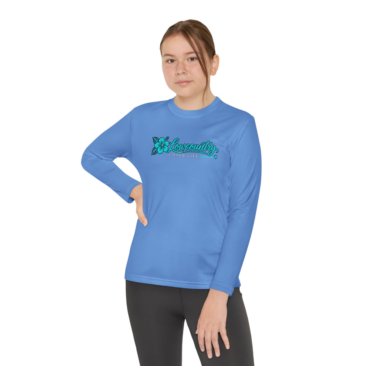 Youth Girls Long Sleeve Competitor Tee