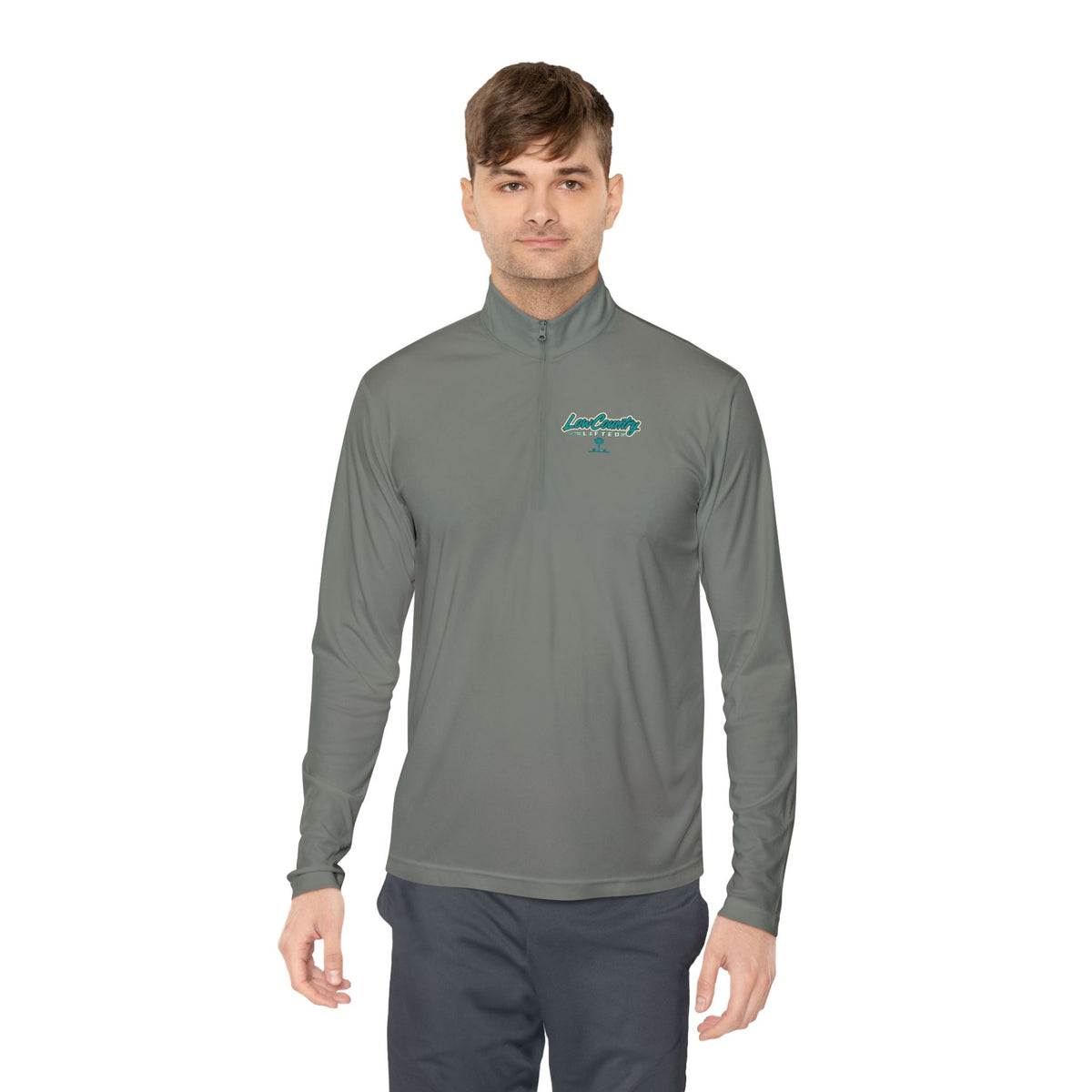 Mens Quarter-Zip Light Weight Pullover