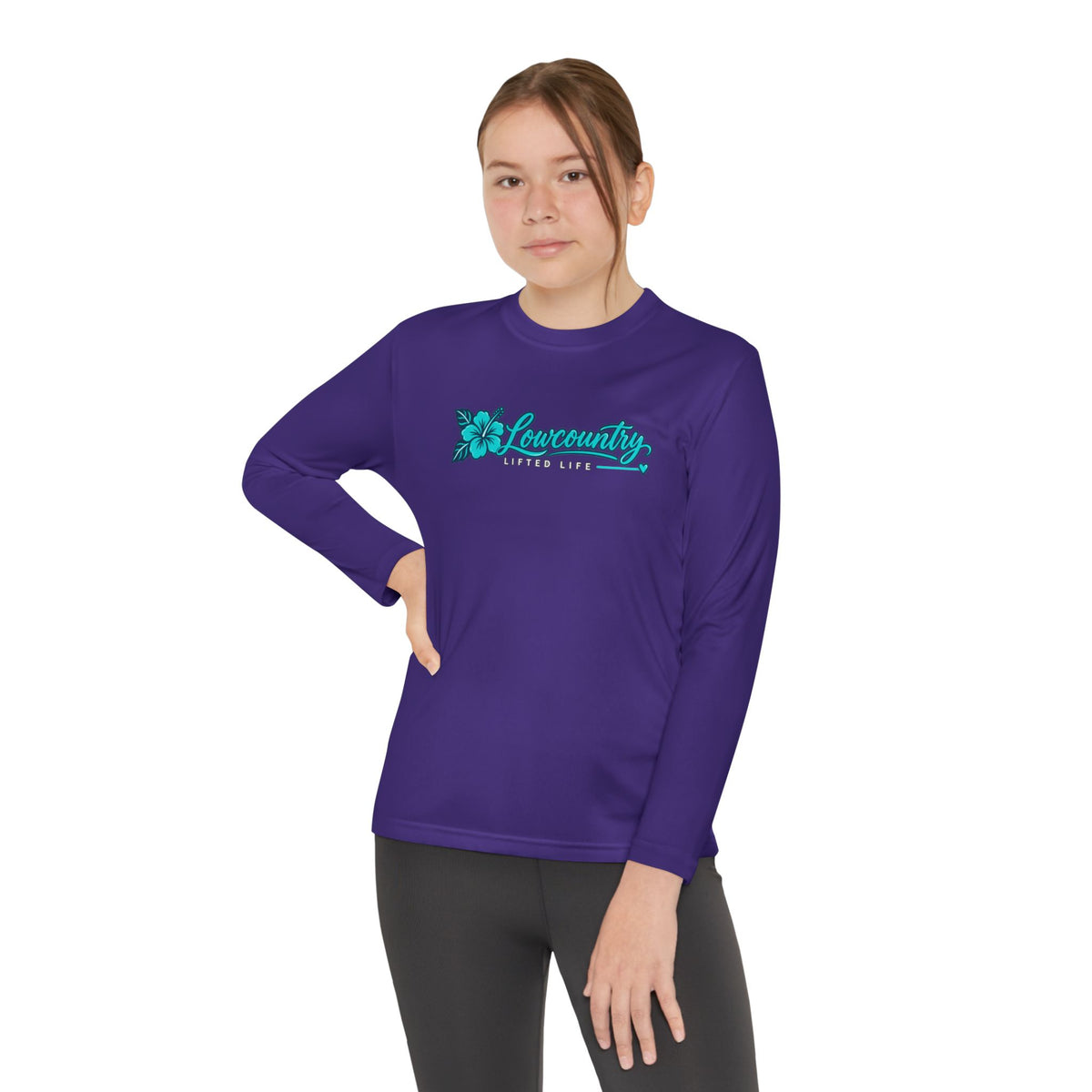 Youth Girls Long Sleeve Competitor Tee