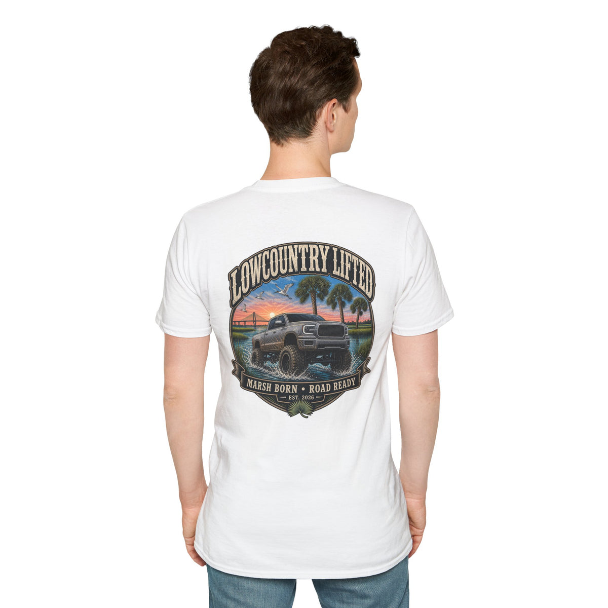 Mens Softstyle T-Shirt / Back graphic Only