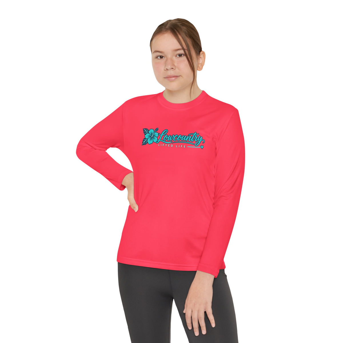 Youth Girls Long Sleeve Competitor Tee