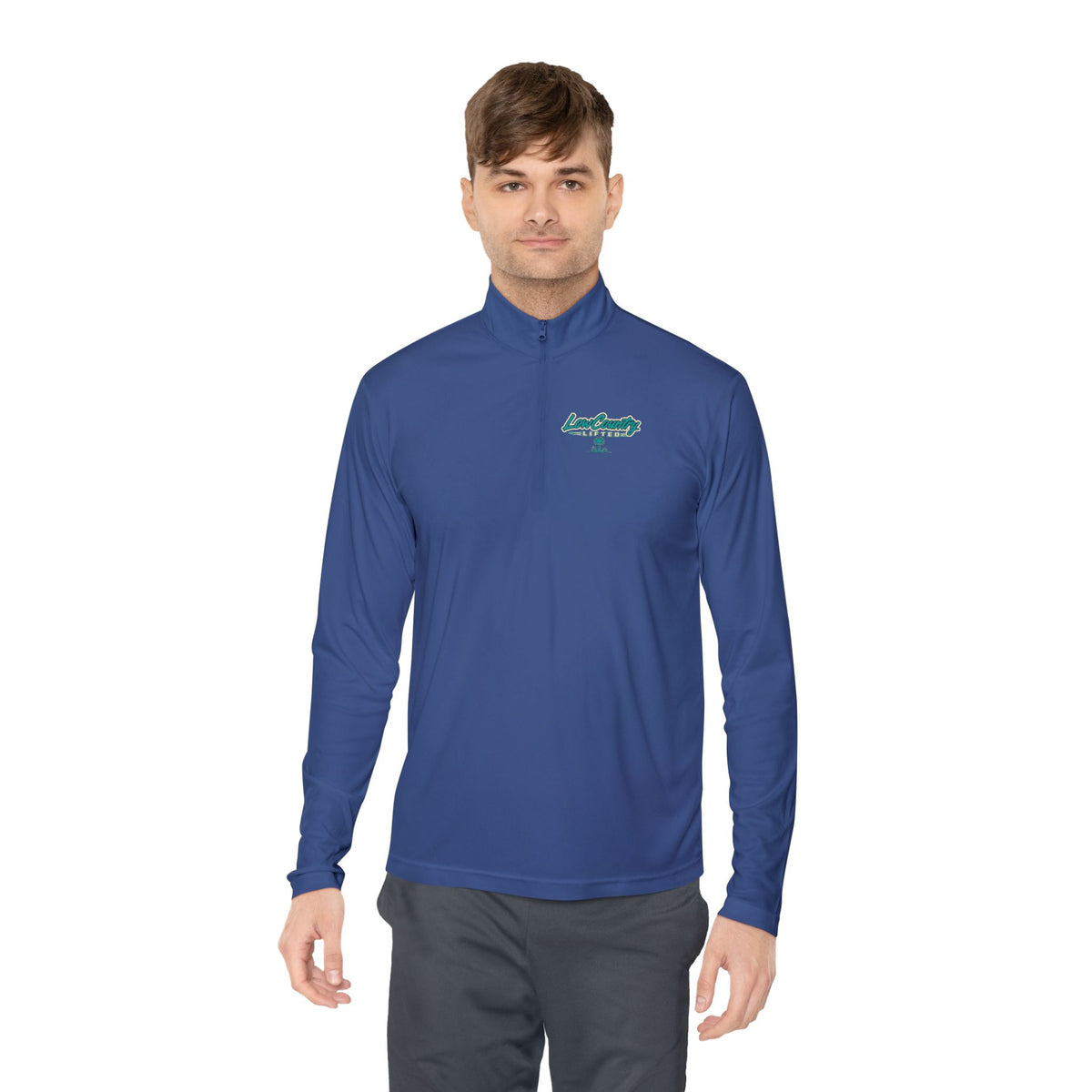 Mens Quarter-Zip Light Weight Pullover