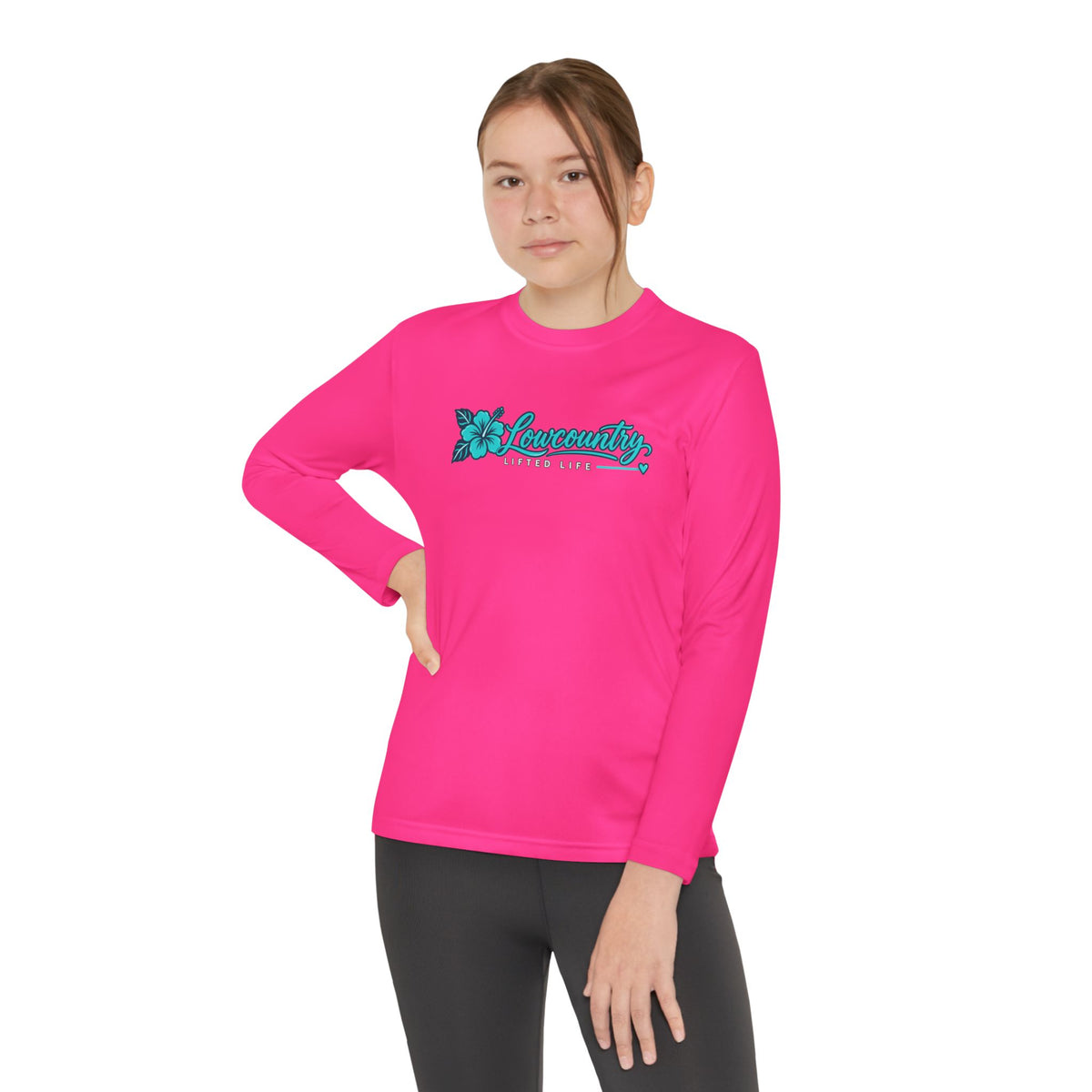 Youth Girls Long Sleeve Competitor Tee