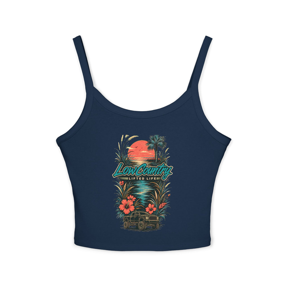 Low Country Sunset Tank Top | Beach Palm Crop