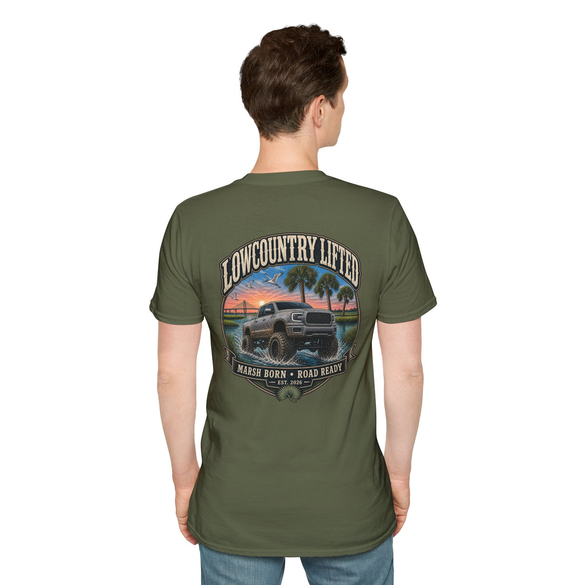 Mens Softstyle T-Shirt / Back graphic Only