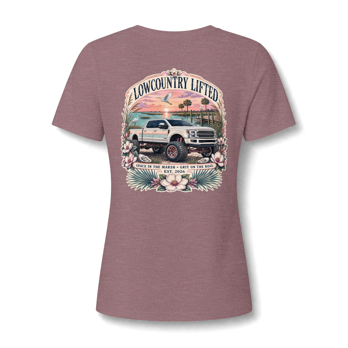 Women's V-Neck | Grace in the Marsh