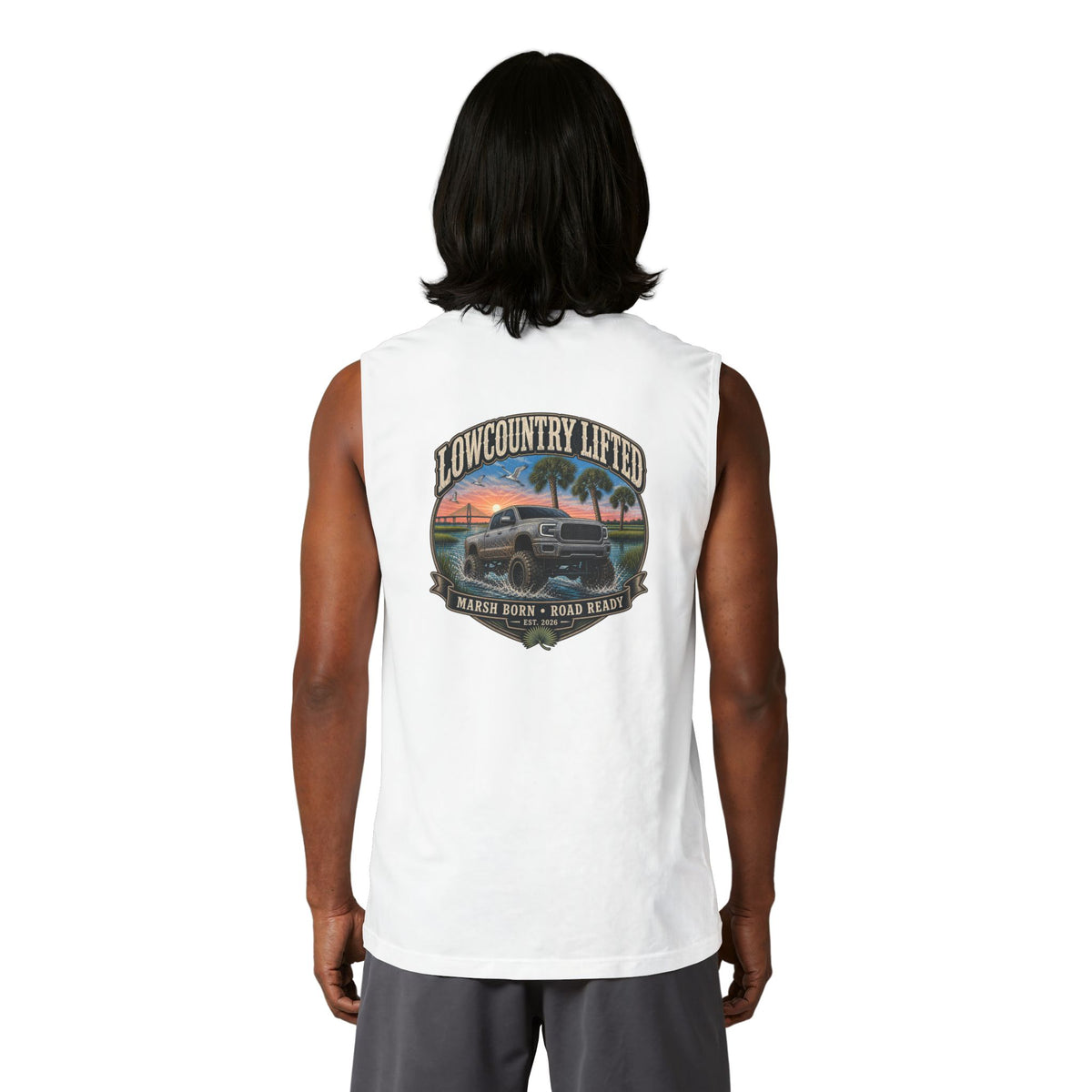 Muscle Tank | Marsh Born Road Raised