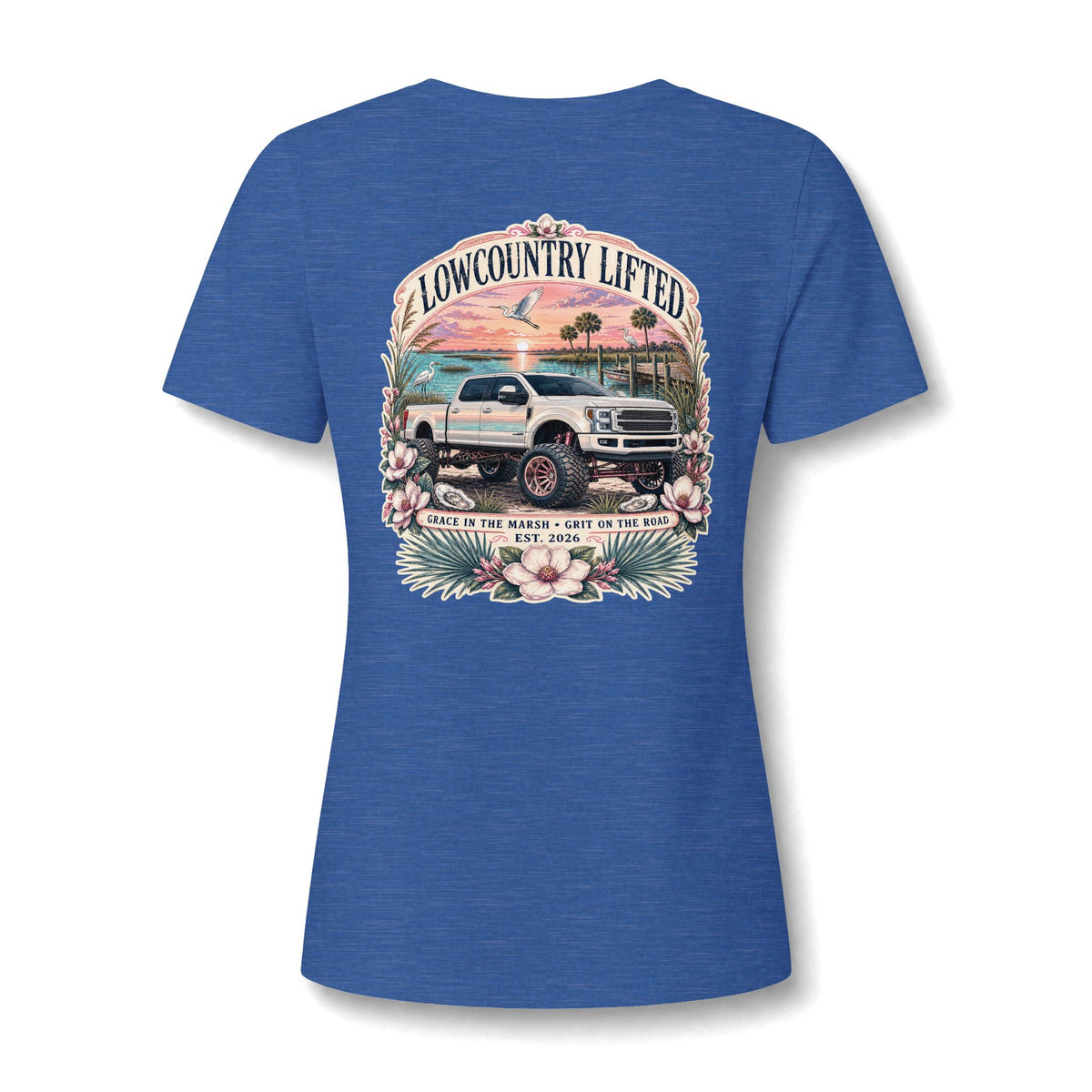 Women's V-Neck | Grace in the Marsh