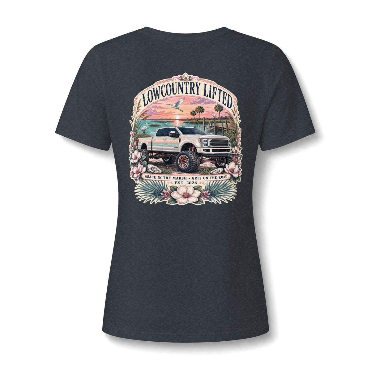 Women's V-Neck | Grace in the Marsh