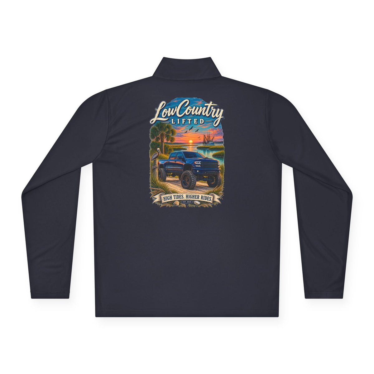 Mens Quarter-Zip Light Weight Pullover