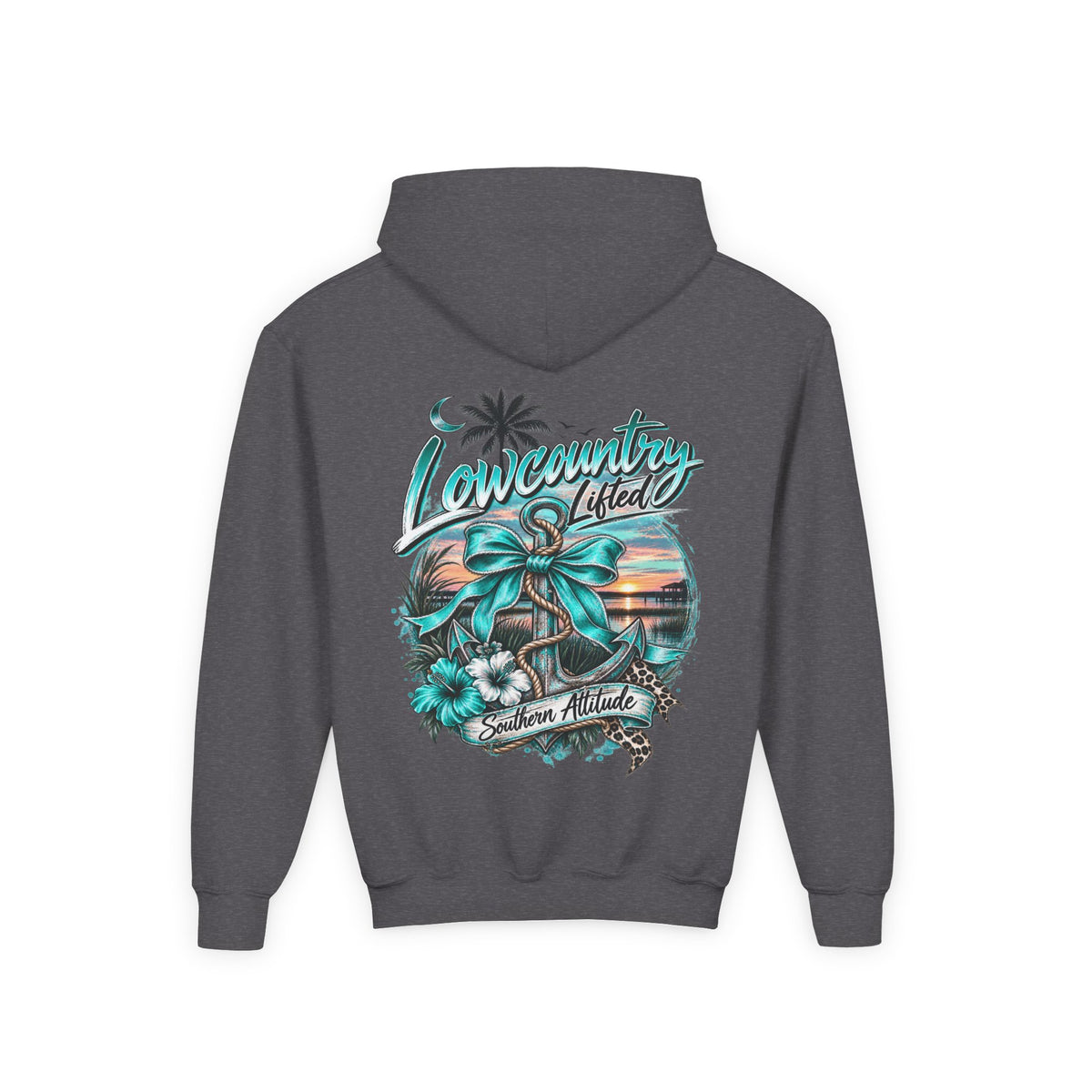 Youth Girls Heavy Blend Hooded Sweatshirt