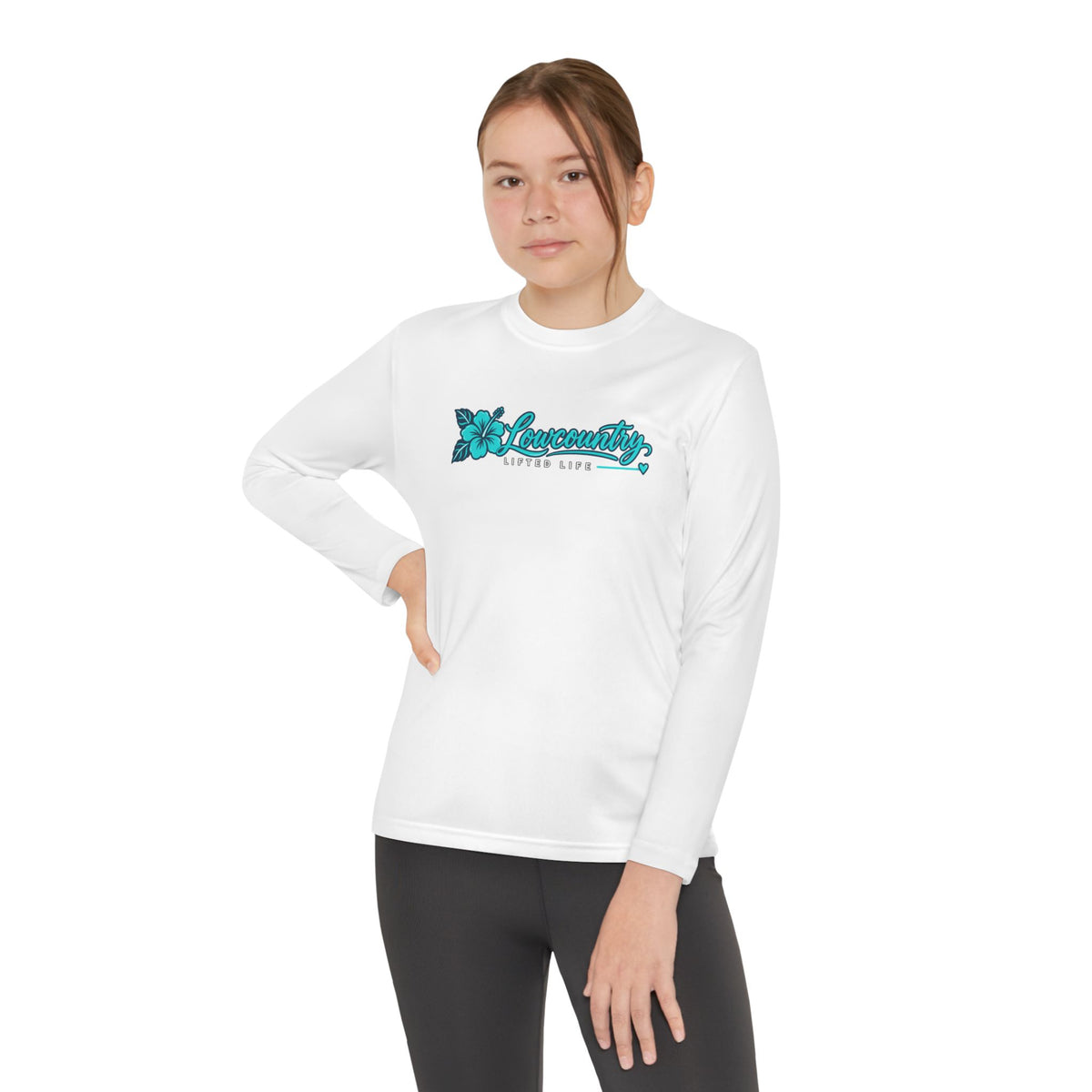 Youth Girls Long Sleeve Competitor Tee