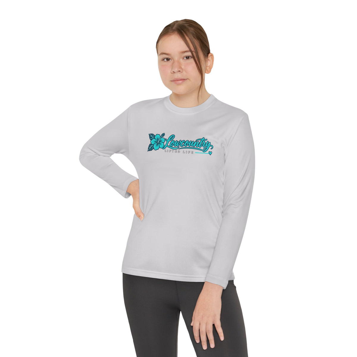 Youth Girls Long Sleeve Competitor Tee