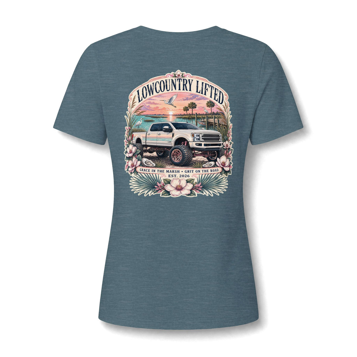 Women's V-Neck | Grace in the Marsh