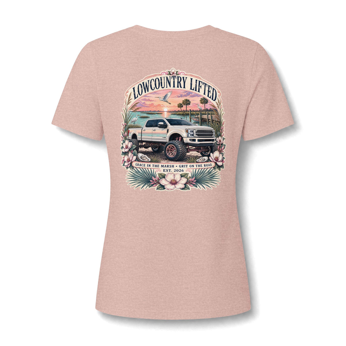 Women's V-Neck | Grace in the Marsh