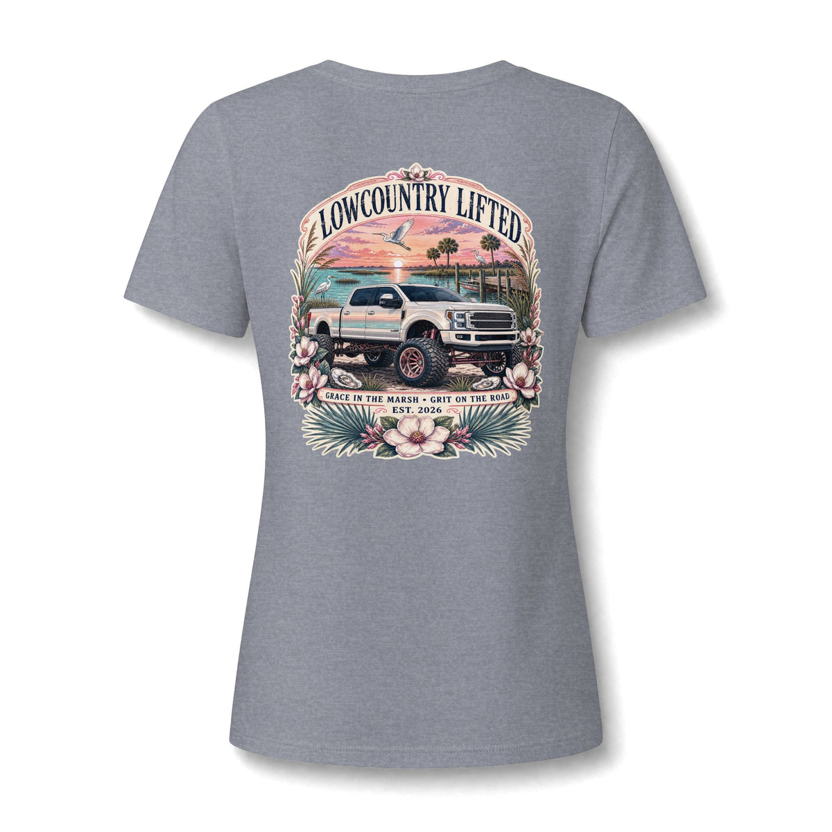 Women's V-Neck | Grace in the Marsh