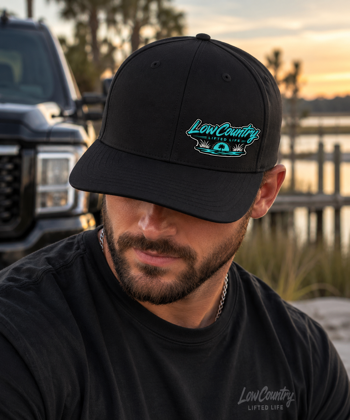 Flex Fit - Fitted - Teal Logo