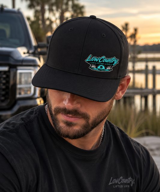 Flex Fit - Fitted - Teal Logo