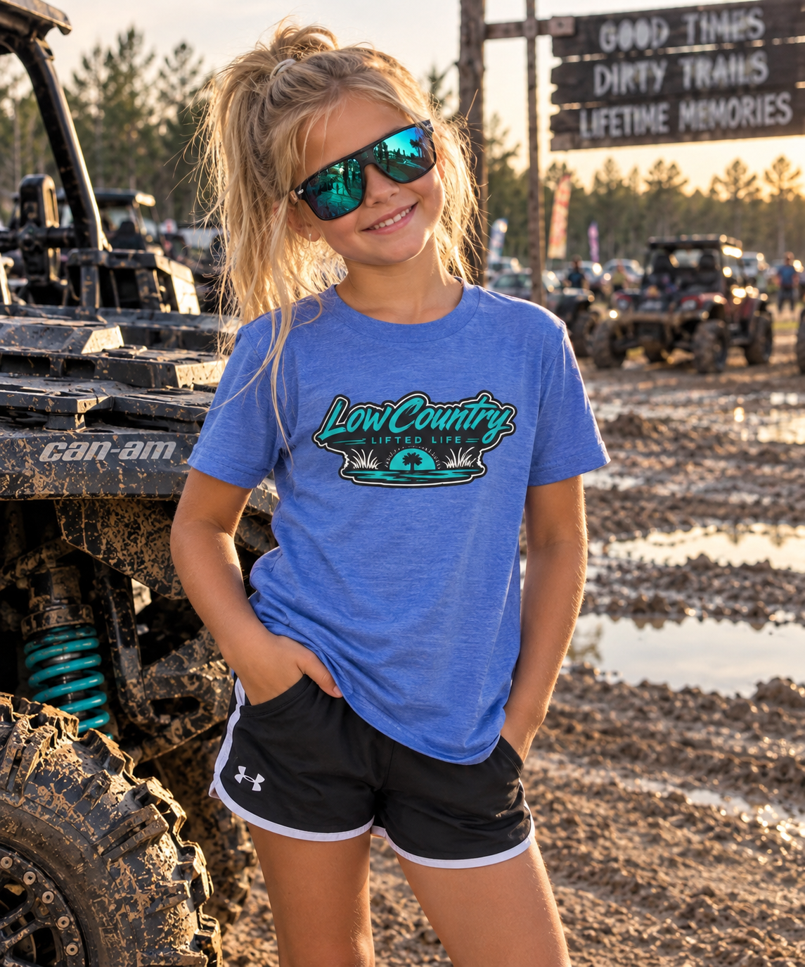 Youth Short Sleeve Tee- Rooted Deep Riding High
