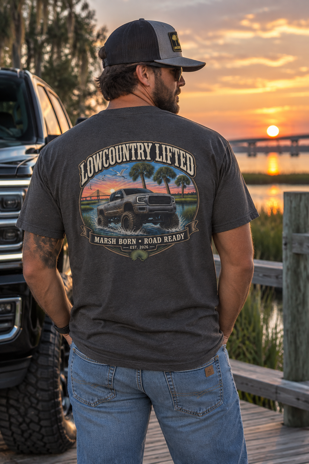 Mens Softstyle T-Shirt / Back graphic Only