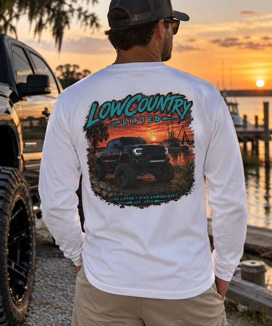 Men's Long Tee | Live Lifted Stay Lowcountry