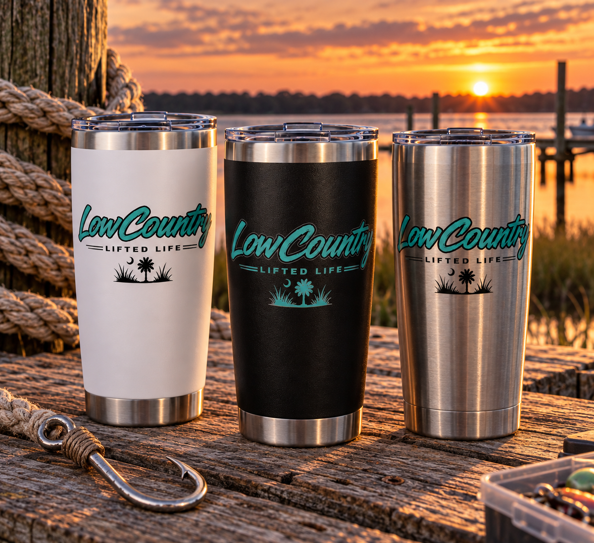 Coastal Living Logo Tumbler | 20oz Stainless Travel Cup