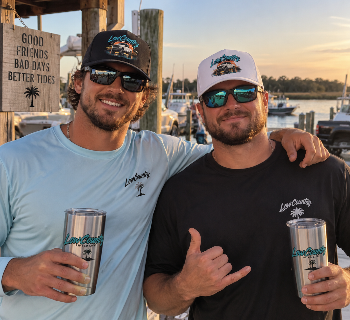 Lowcountry Lifted Teal Baseball Hat | Lowprofile