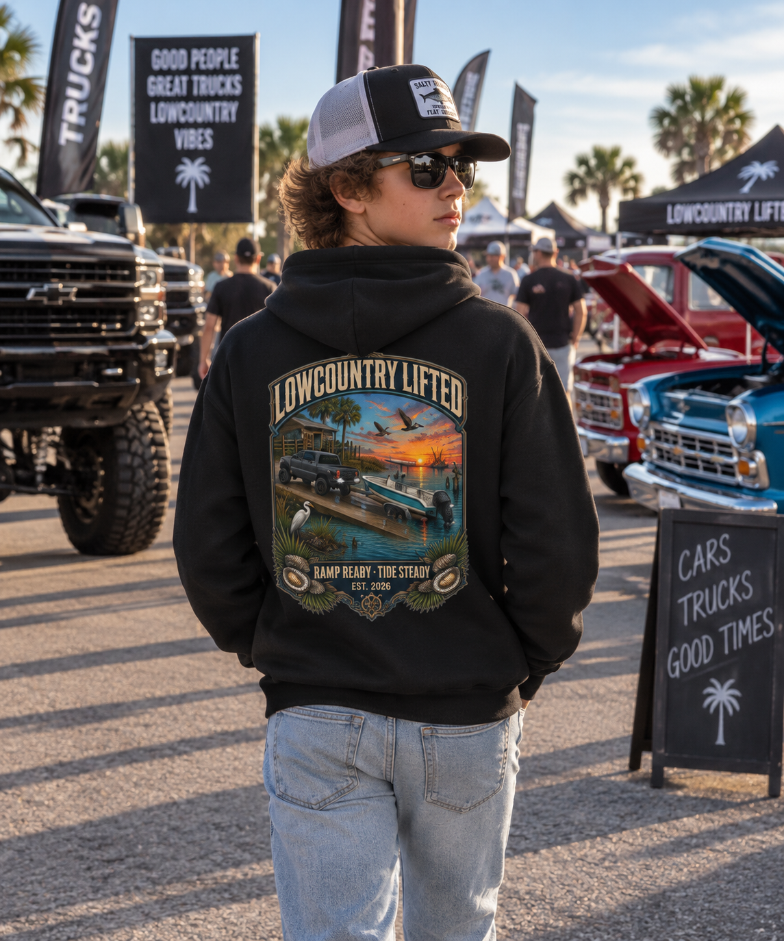 Youth Hoodie | Ramp Ready Tide Steady