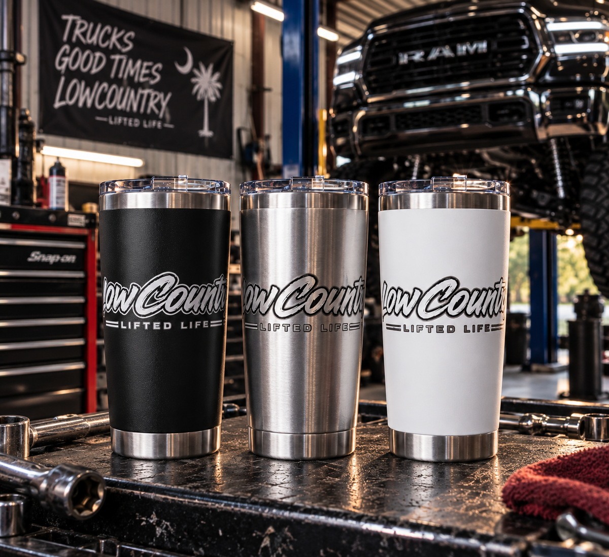 Coastal Living Logo Tumbler | 20oz Stainless Travel Cup