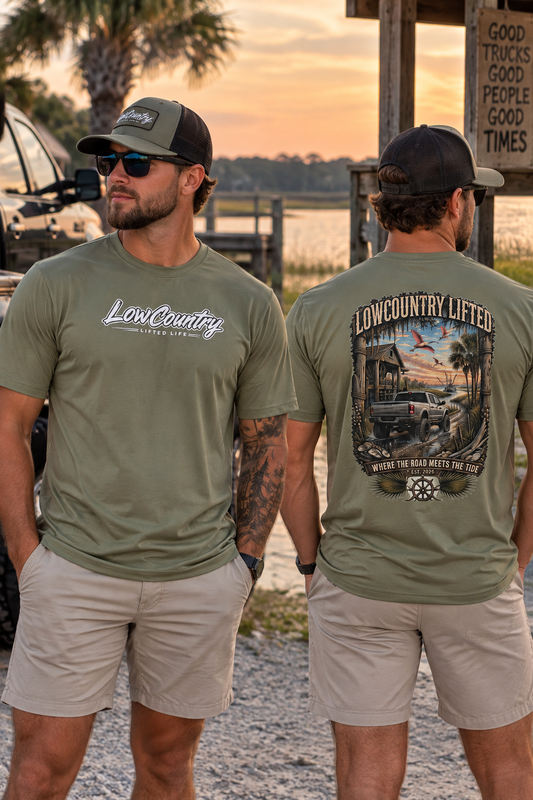 Lifted Truck Moisture-Wicking T-Shirt, Unisex Coastal Performance Tee, Off-Road Graphic Shirt