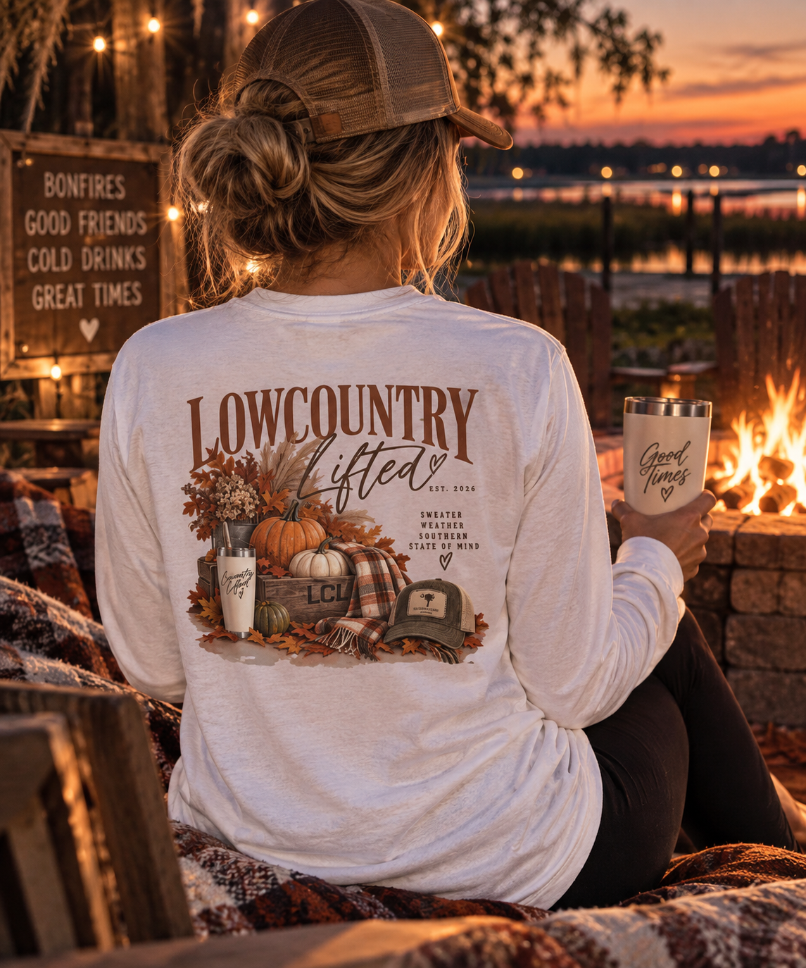 Women's Fall LCL Long Sleeve - Back Graphic Only