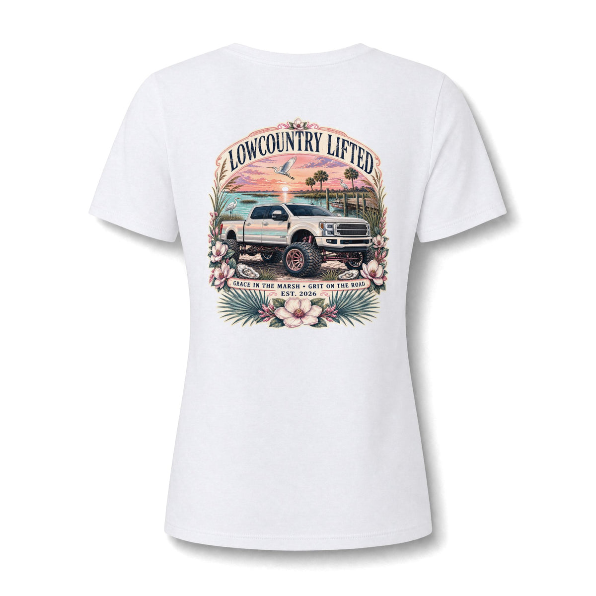 Women's V-Neck | Grace in the Marsh