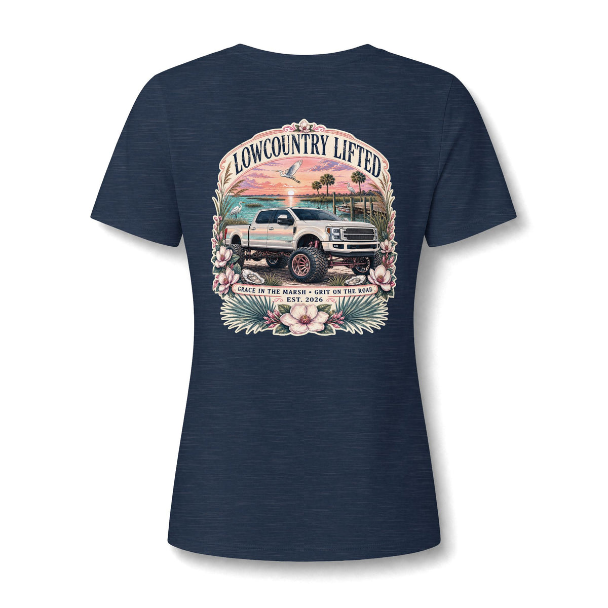 Women's V-Neck | Grace in the Marsh