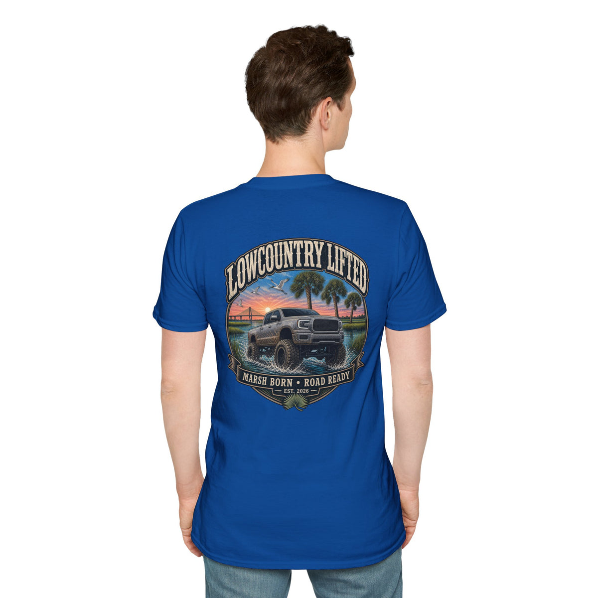 Mens Softstyle T-Shirt / Back graphic Only