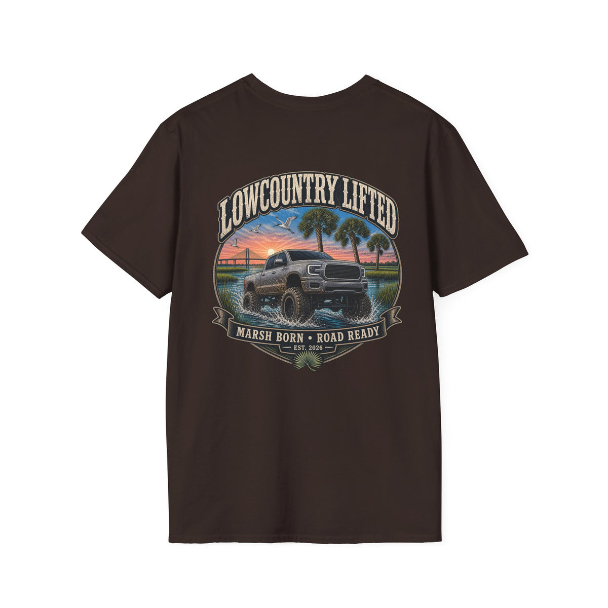 Mens Softstyle T-Shirt / Back graphic Only