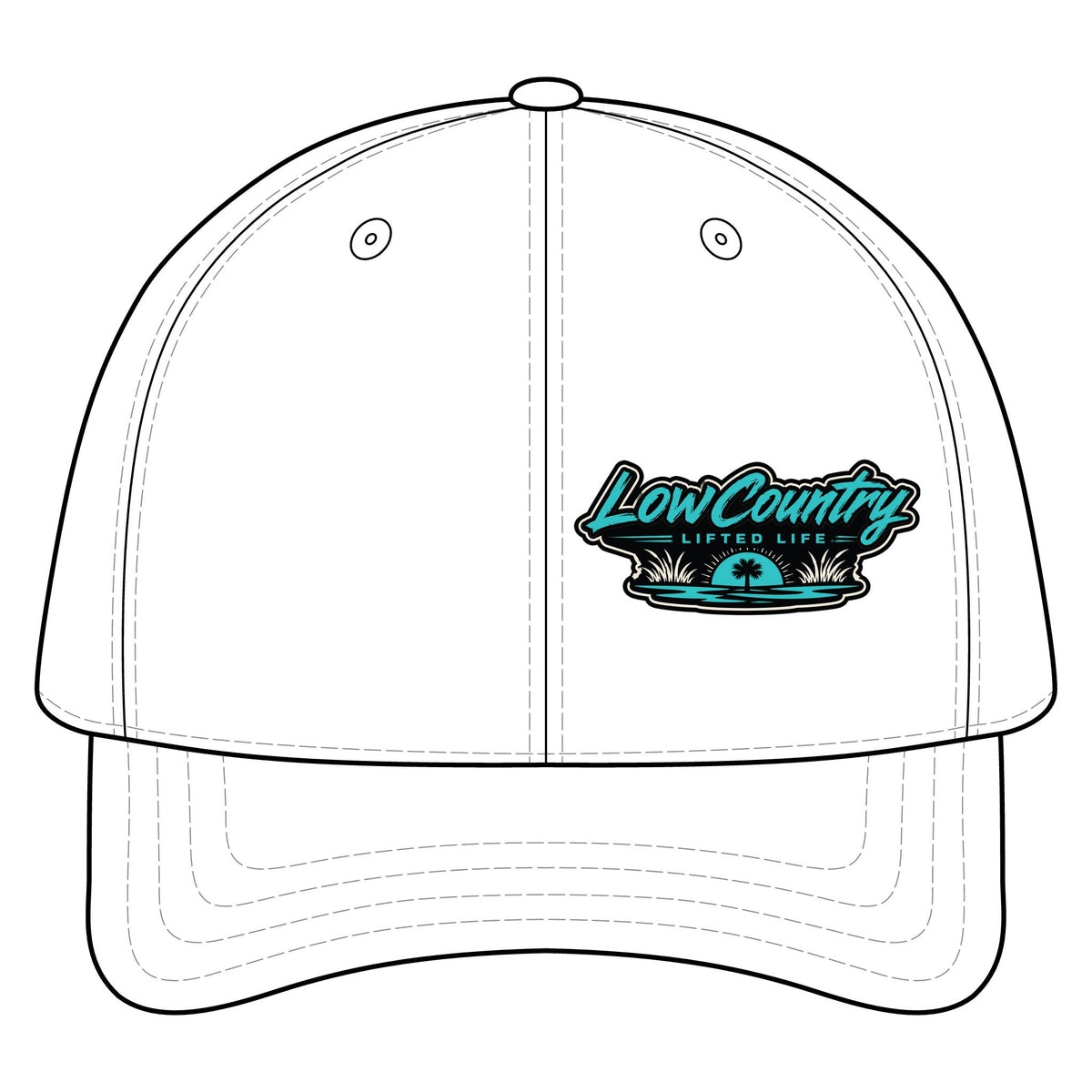 Flex Fit - Fitted - Teal Logo
