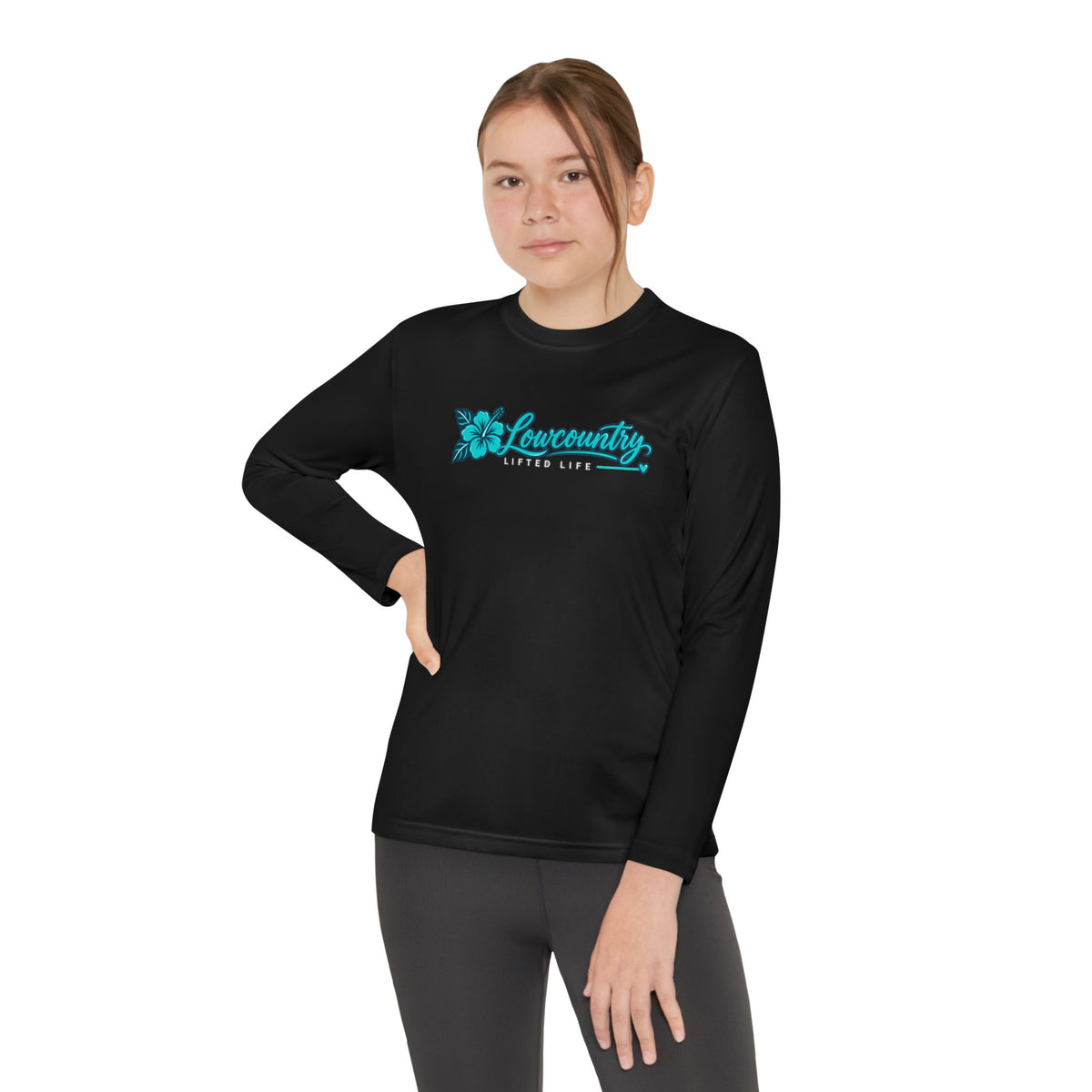 Youth Girls Long Sleeve Competitor Tee
