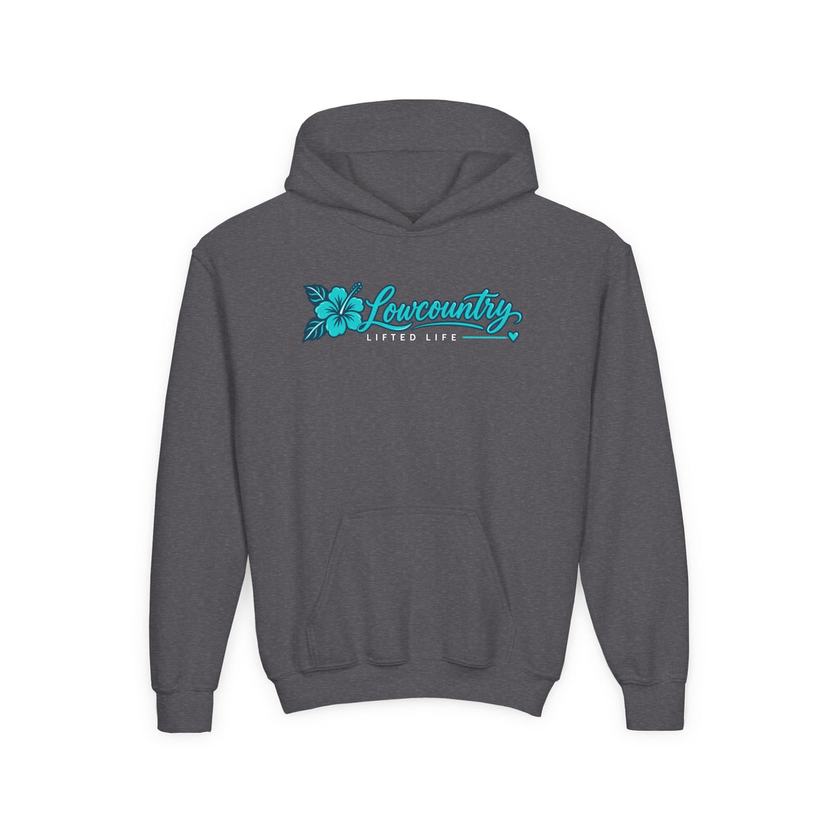 Youth Girls Heavy Blend Hooded Sweatshirt