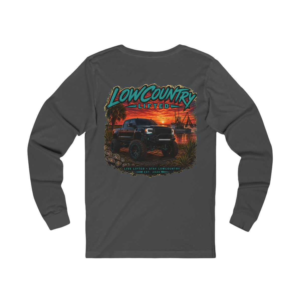 Men's Long Tee | Live Lifted Stay Lowcountry