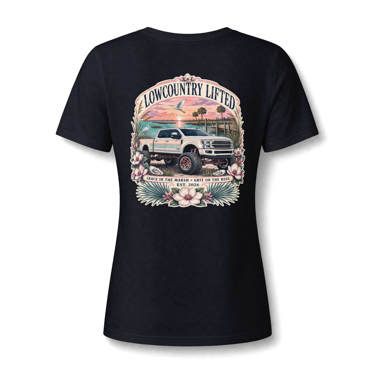 Women's V-Neck | Grace in the Marsh