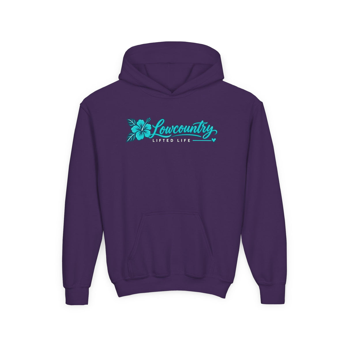 Youth Girls Heavy Blend Hooded Sweatshirt